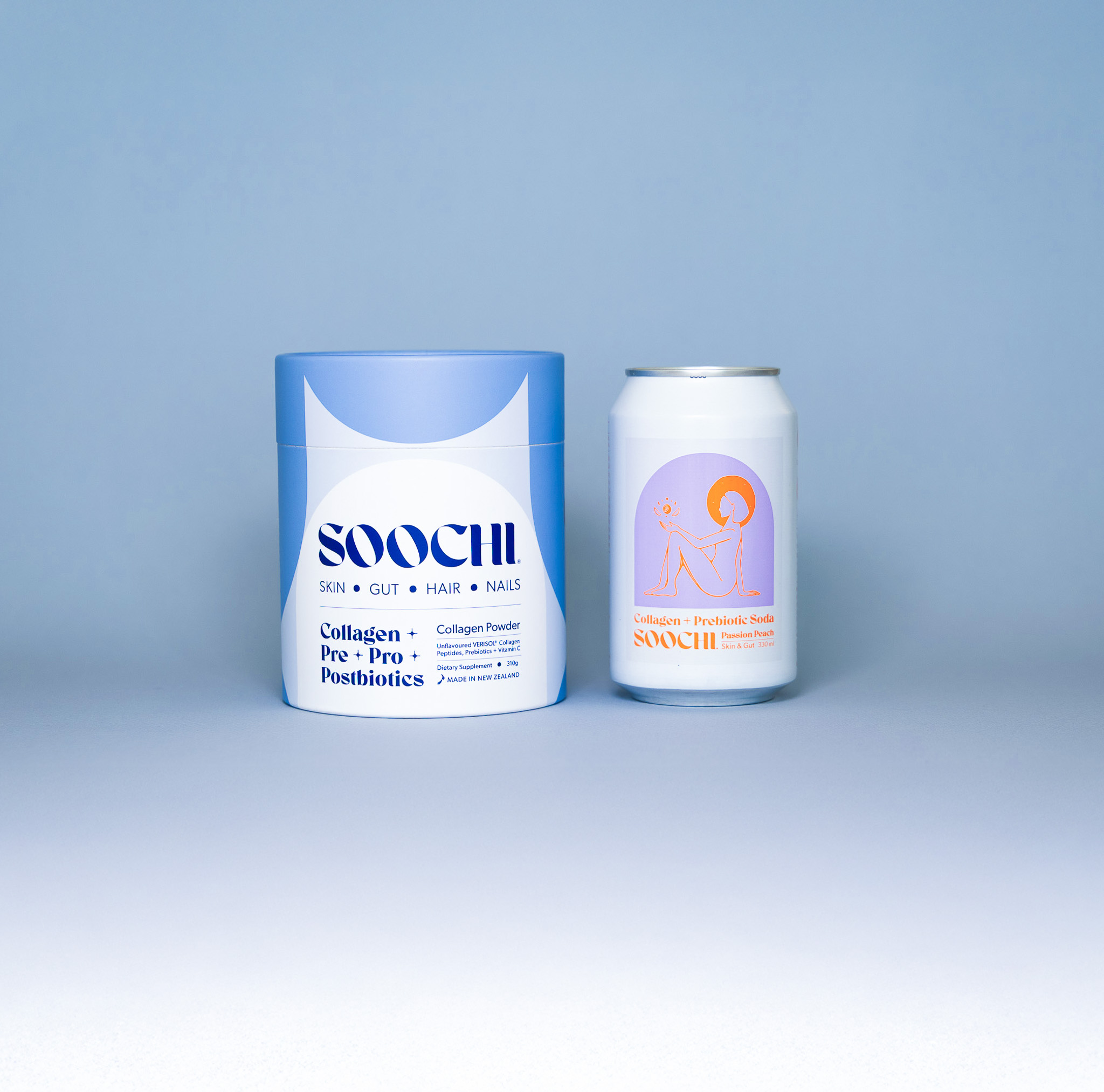 Collagen + Pre- Pro & Post-biotic Bundle - Passion Peach – Soochi