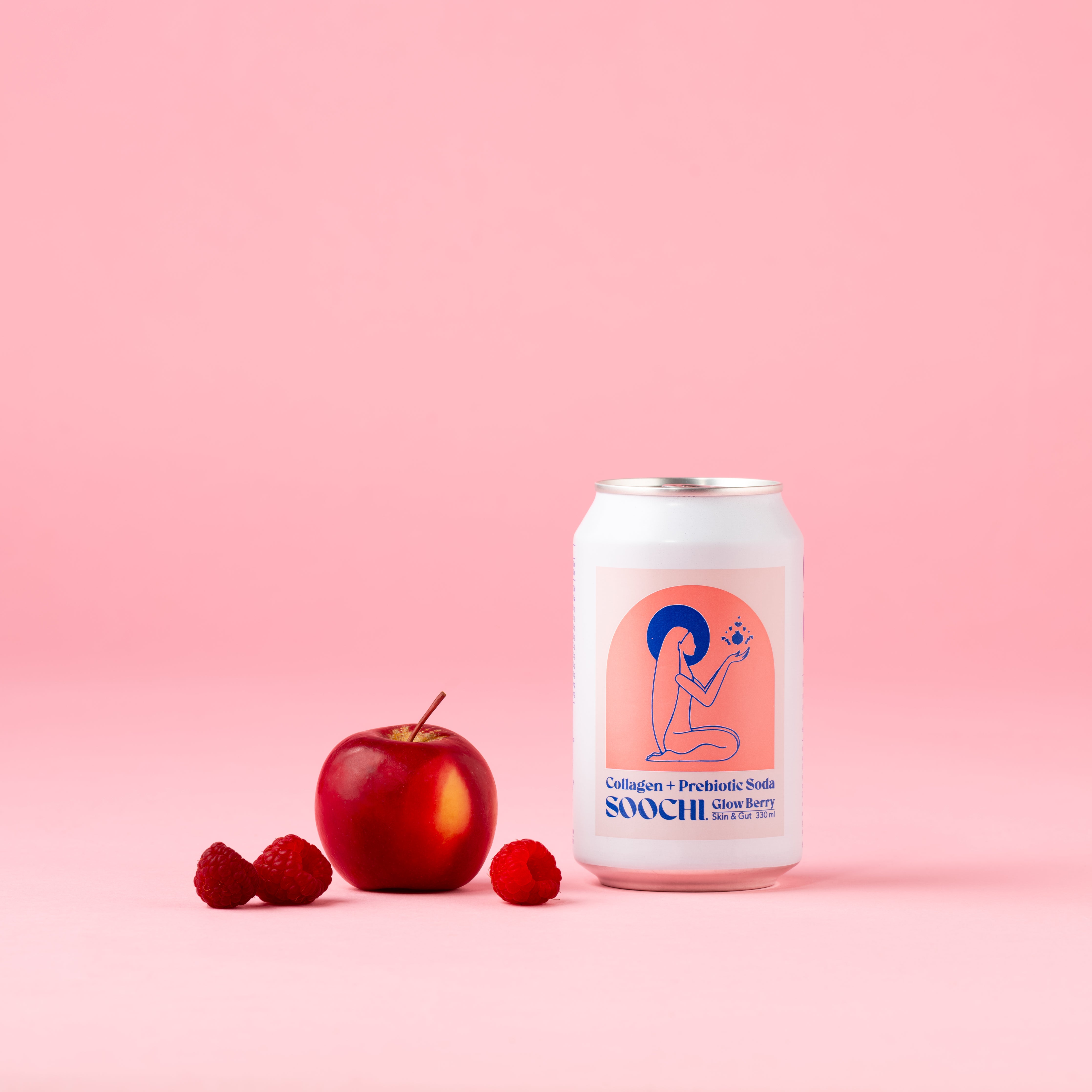 Collagen + Prebiotic Soda - Glow Berry