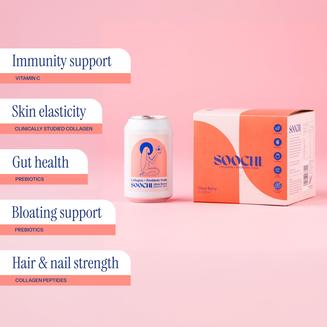 soomiig glutathione collagen + Prebiotic Soda MEN'S HAIR Bacteriostatic Water UAE - Size:56 Servings
