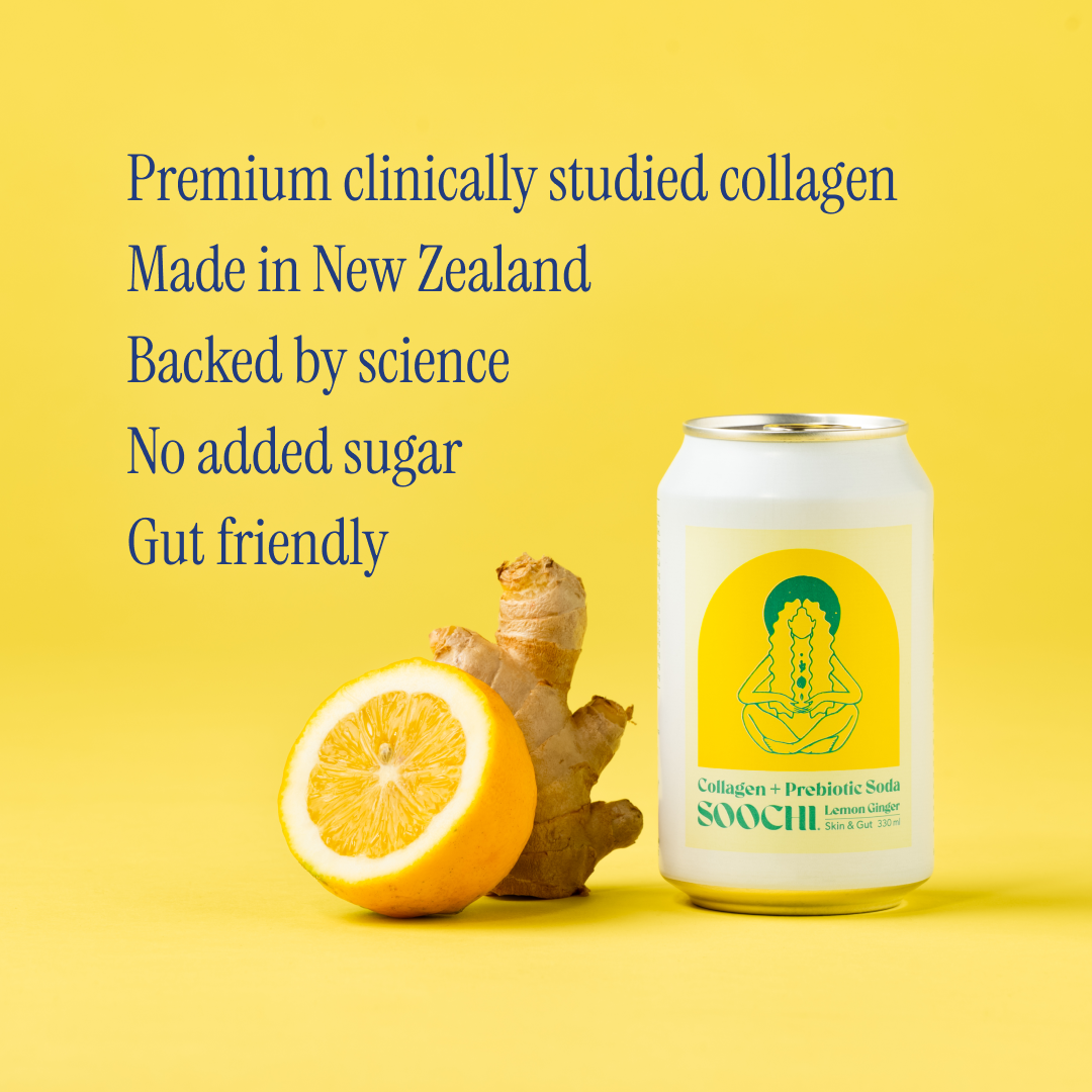 Collagen + Pre- Pro & Post-biotic Bundle - Lemon Ginger – Soochi