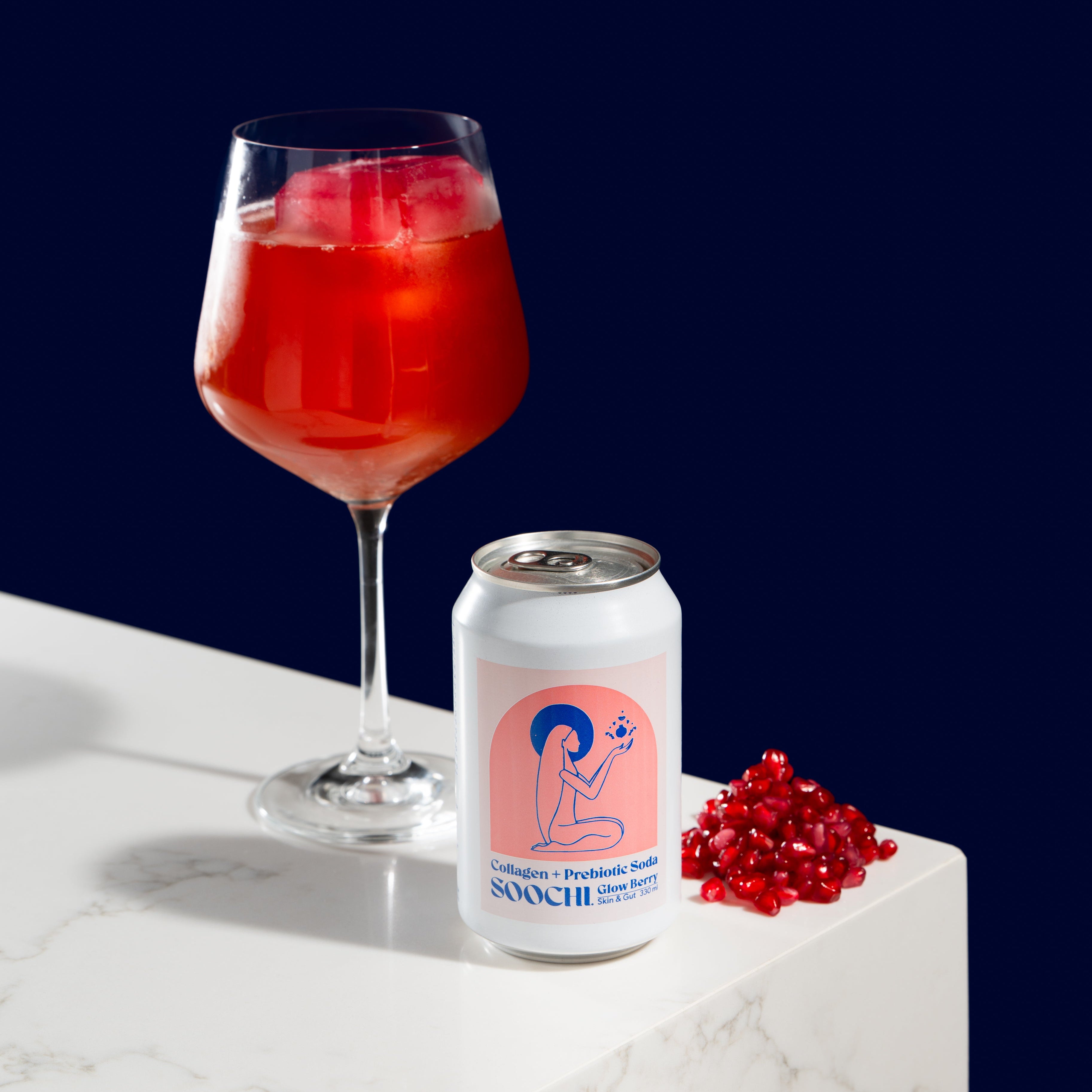 Collagen + Prebiotic Soda - Glow Berry
