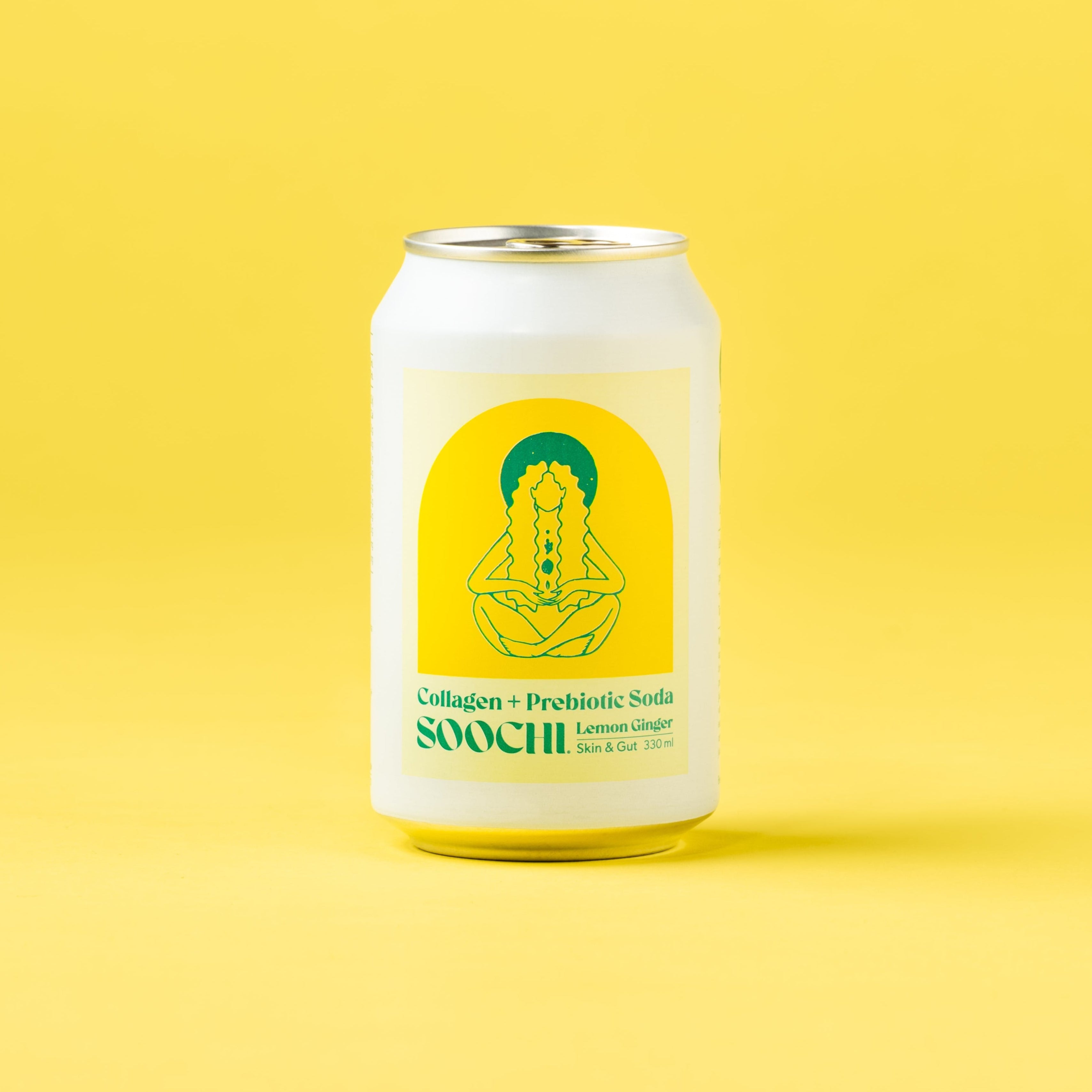 Collagen + Prebiotic Soda - Lemon Ginger