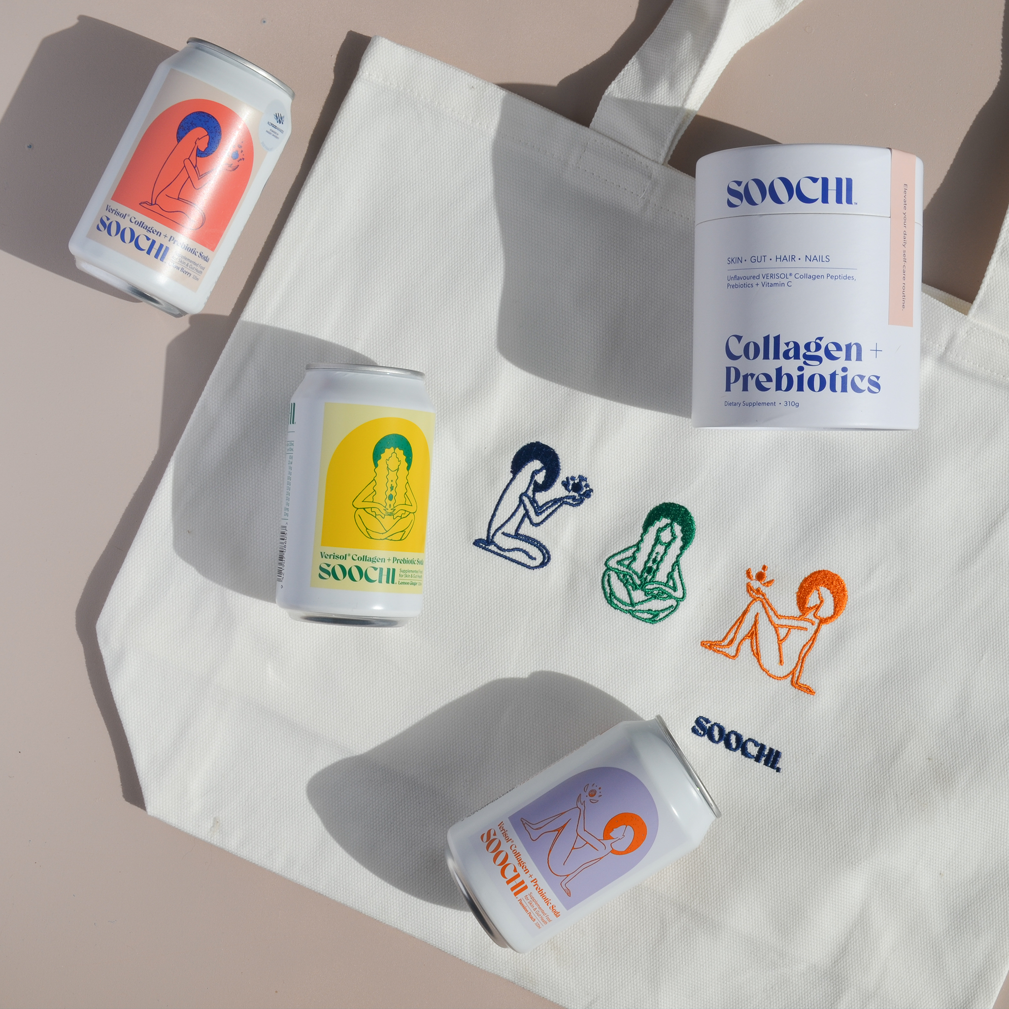 Soochi Collagen + Prebiotic Care Bundle ~ Free Gift